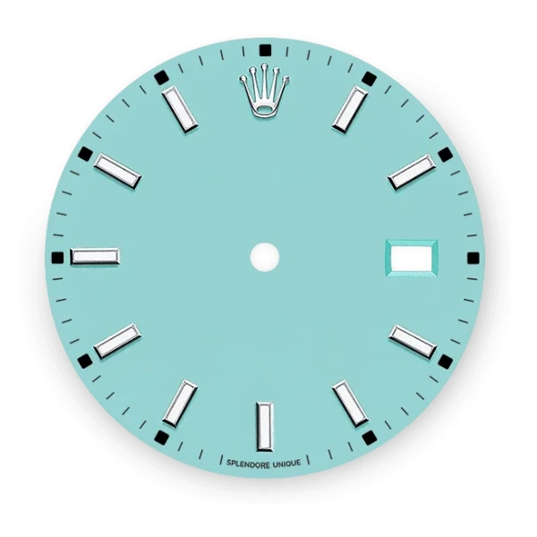Glacial Mint DateJust 41 Dial | Splendore Unique